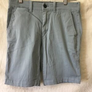 Express Men's Light Gray Casual Slim Stretch Chino Shorts